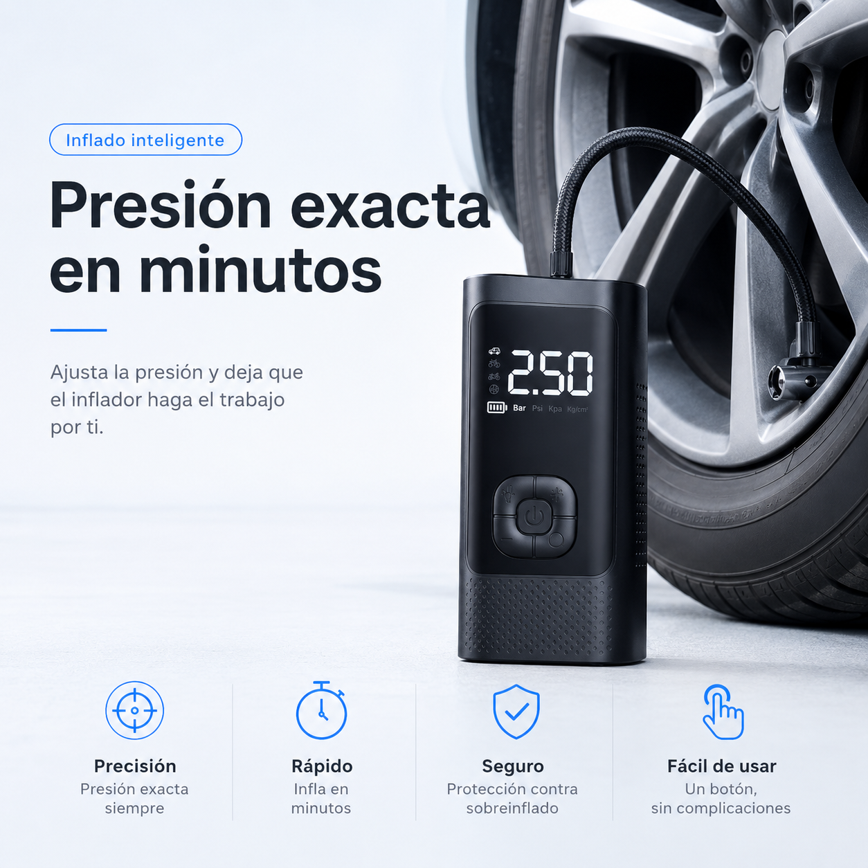 MagicAir™ Inflador Automático Portátil