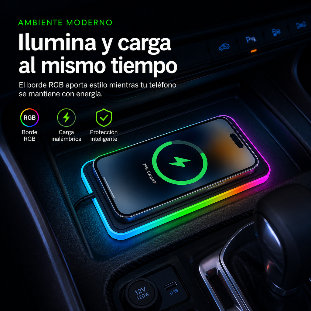 MagicPad con borde RGB, carga inalámbrica y protección inteligente